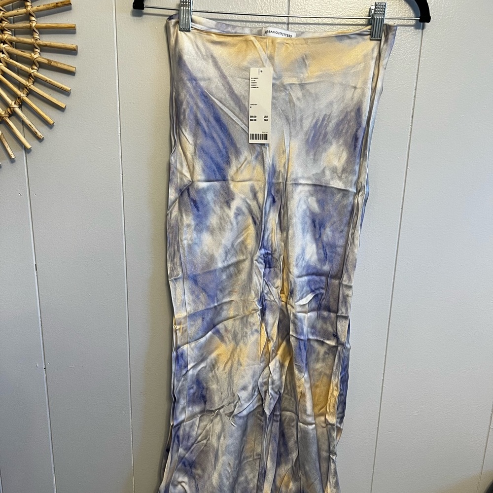 Urban Outfitters Satin Maxi Skirt in Size 4